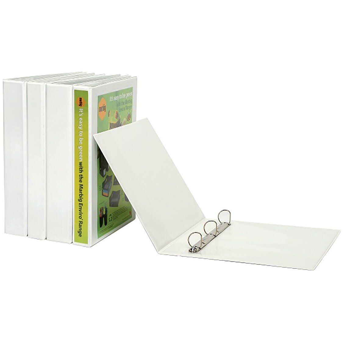 SP- BINDER 19MM A4 4D INSERT ACCO 19MM BINDER WHITE