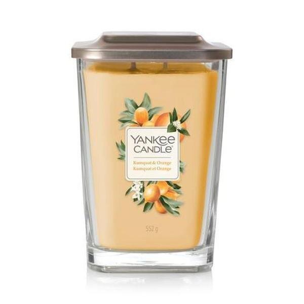 CANDLE YANKEE ELEVATION LARGE KUMQUAT & ORANGE