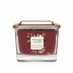 CANDLE YANKEE ELEVATION MEDIUM HOLIDAY POMEGRANATE