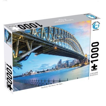 JIGSAW PUZZLE PUZZLERS WORLD 70X50CM SYDNEY HARBOUR BRIDGE 1000PC