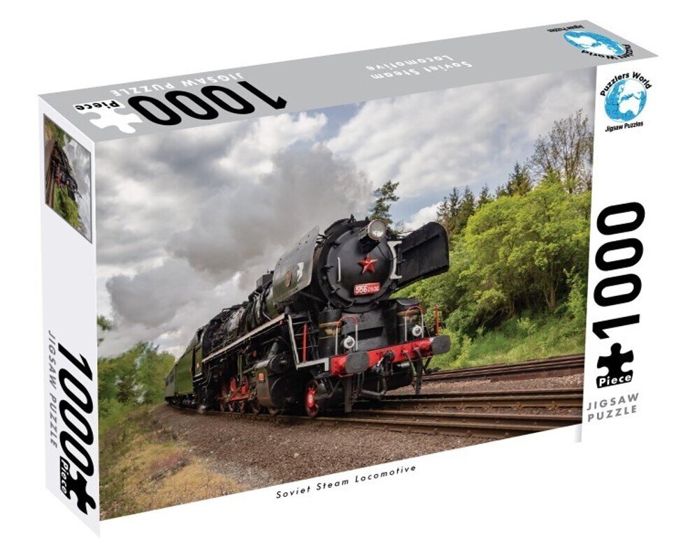 JIGSAW PUZZLE PUZZLERS WORLD 70X50CM SOVIET STEAM LOCOMOTIVE 1000PC