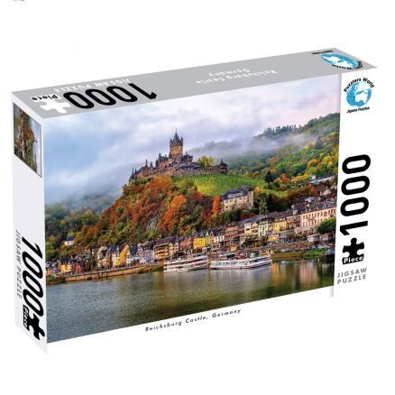 JIGSAW PUZZLE PUZZLERS WORLD 70X50CM REICHSBURG CASTLE GERMANY 1000PC