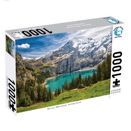 JIGSAW PUZZLE PUZZLERS WORLD 70X50CM BERNER OVERLAND SWITZERLAND 1000PC