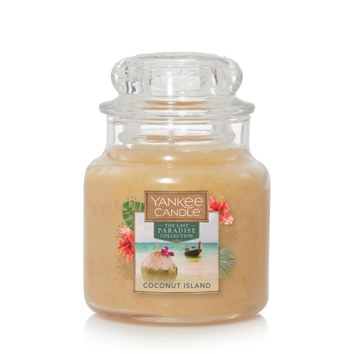 CANDLE YANKEE CLASSIC SMALL JAR COCONUT ISLAND