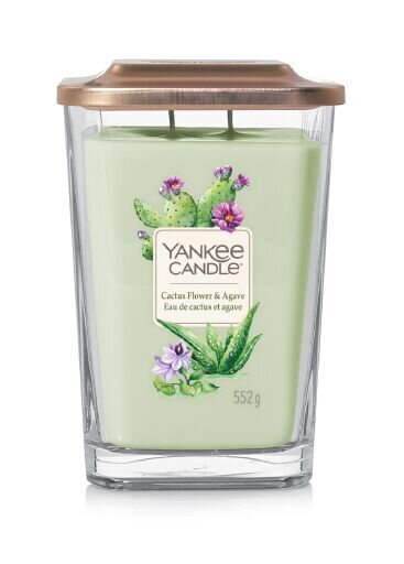 CANDLE YANKEE ELEVATION LARGE CACTUS FLOWER & AGAVE