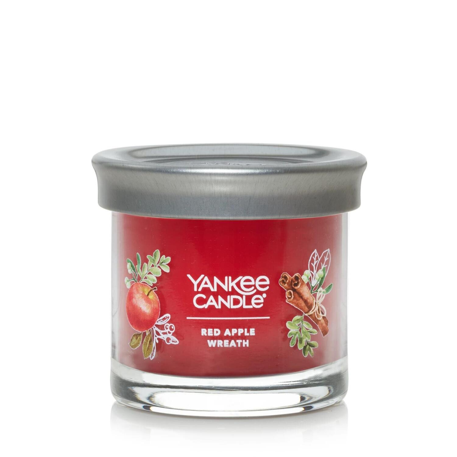 CANDLE YANKEE SIGNATURE SMALL TUMBLER RED APPLE WREATH