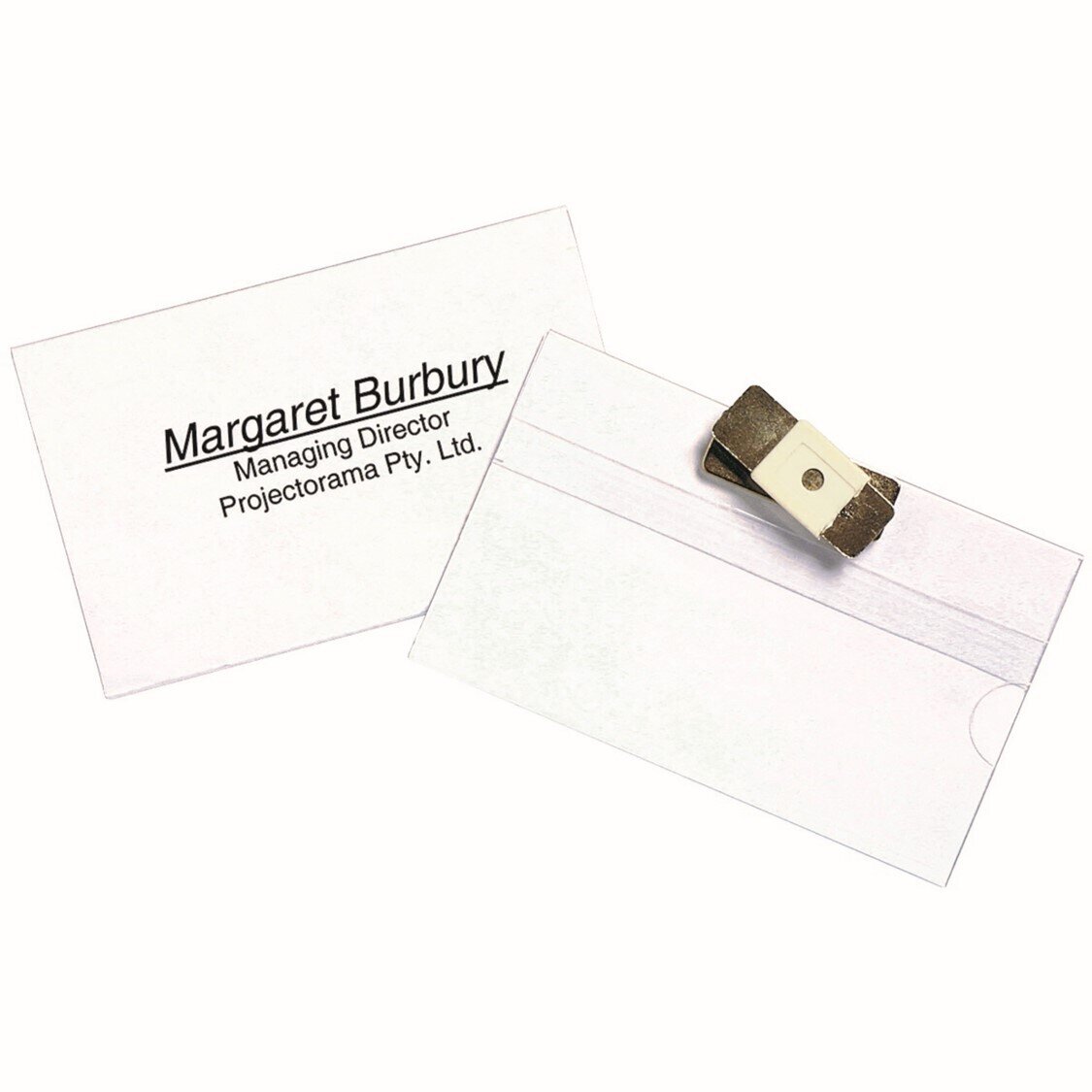 SP- BADGE REXEL NAME ID MAGNETIC 10PK