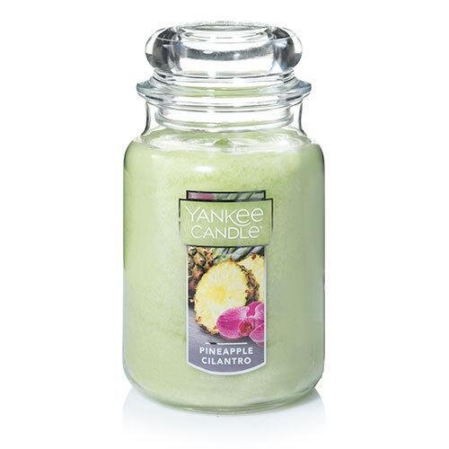 CANDLE YANKEE CLASSIC LARGE JAR PINEAPPLE CILANTRO