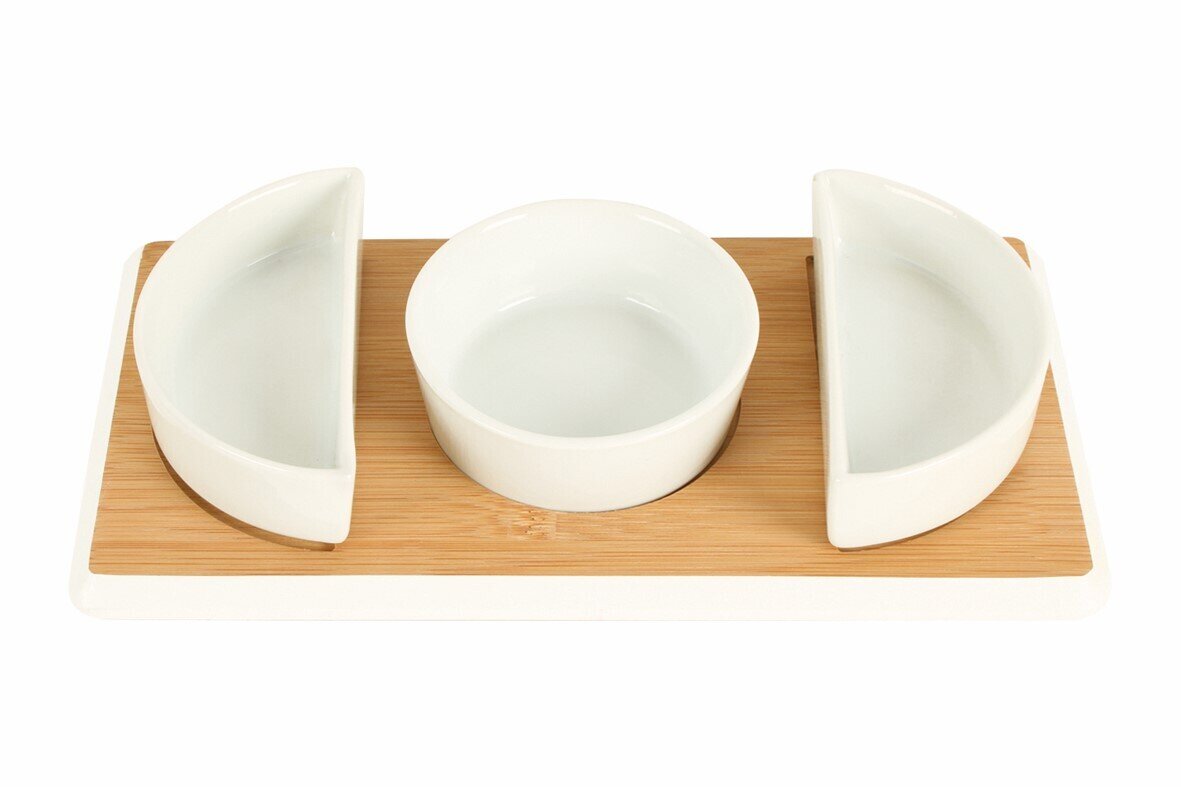 GIFT GNS KIT CRUZ 4 PIECE TAPAS PLATE 25X13X5CM