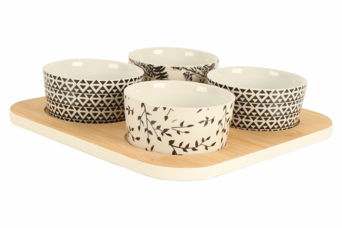 GIFT GNS KIT JAVIER 5 PIECE TAPAS PLATE 22X22X5CM