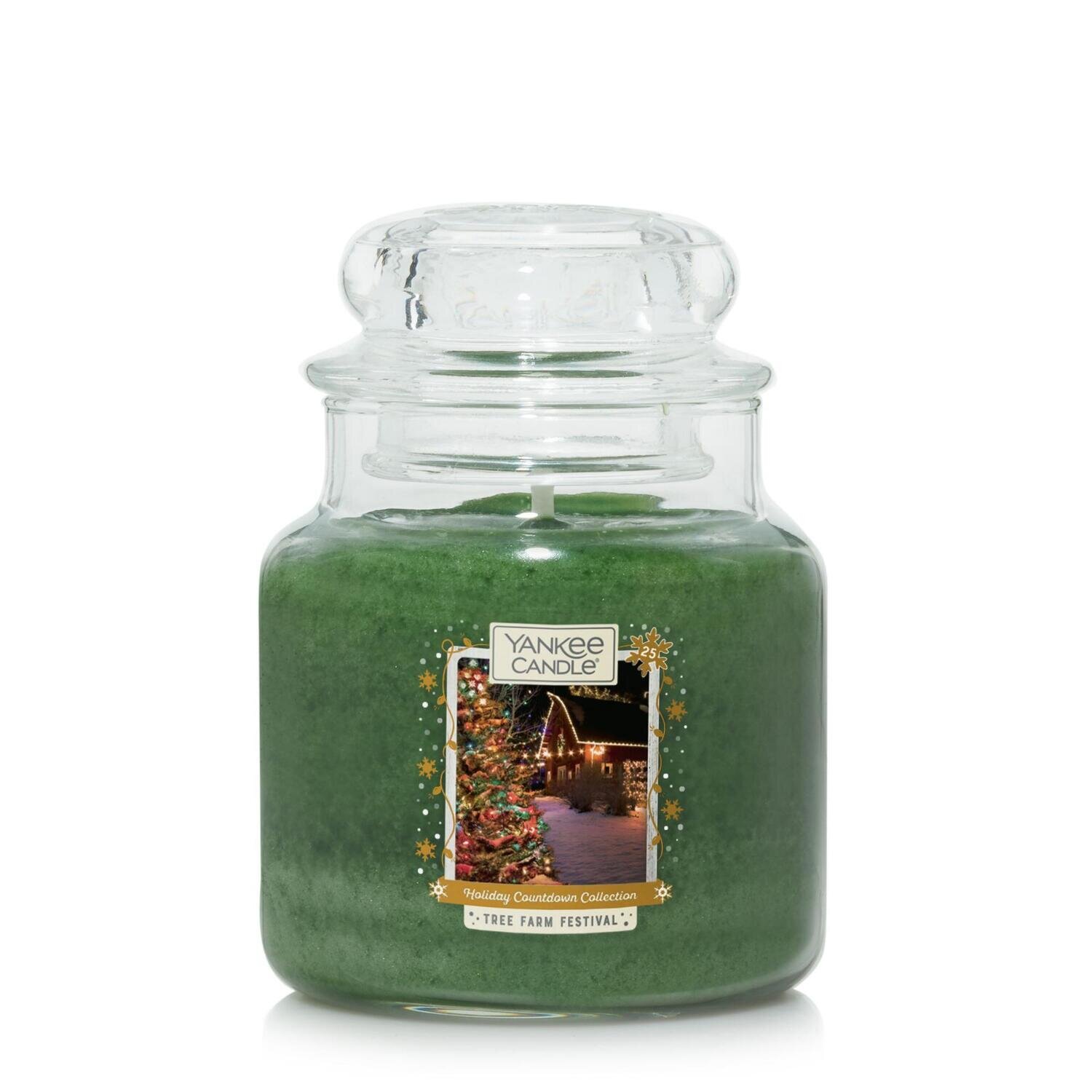 CANDLE YANKEE CLASSIC SMALL JAR TREE FARM FESTIVAL
