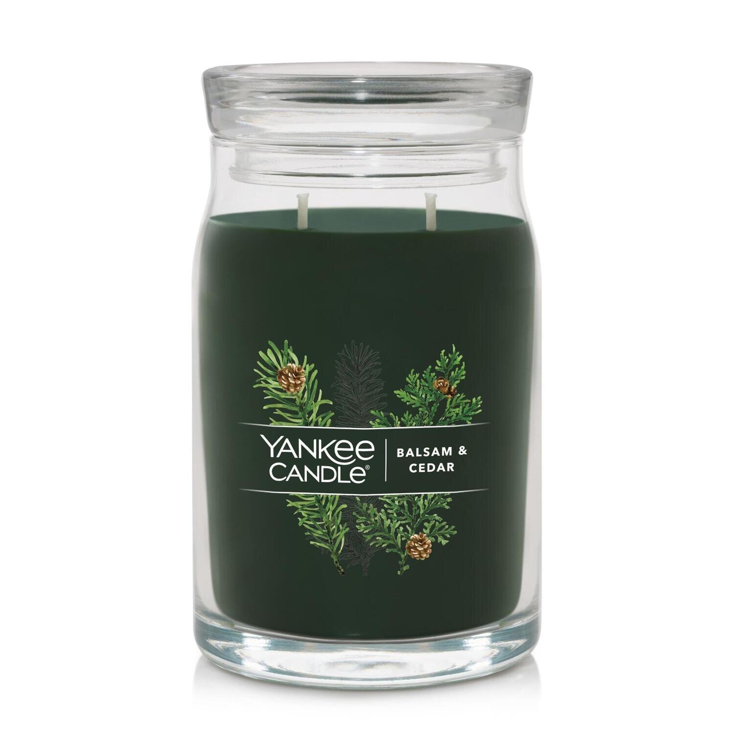 CANDLE YANKEE SIGNATURE LARGE JAR BALSAM & CEDAR
