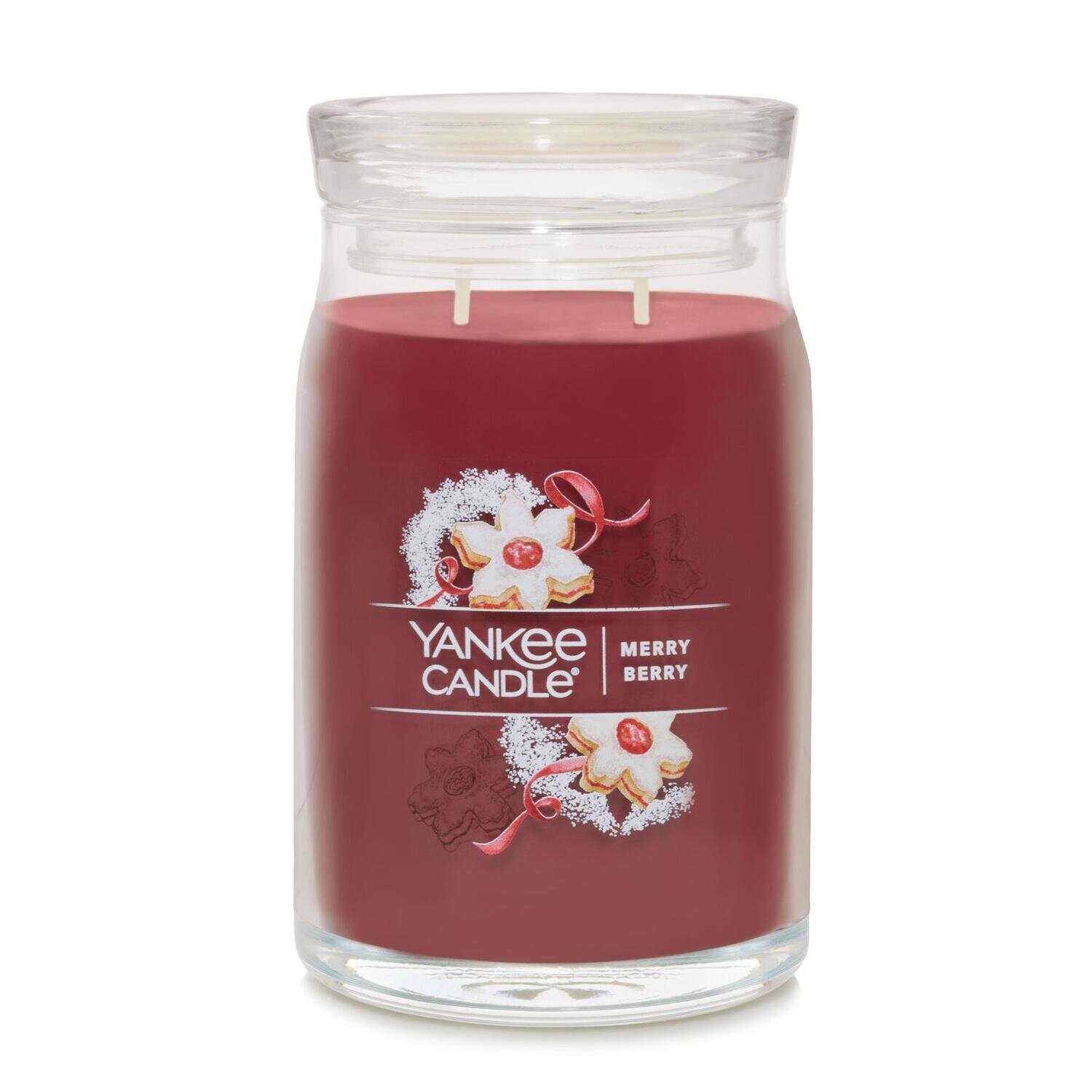 CANDLE YANKEE SIGNATURE LARGE JAR MERRY BERRY