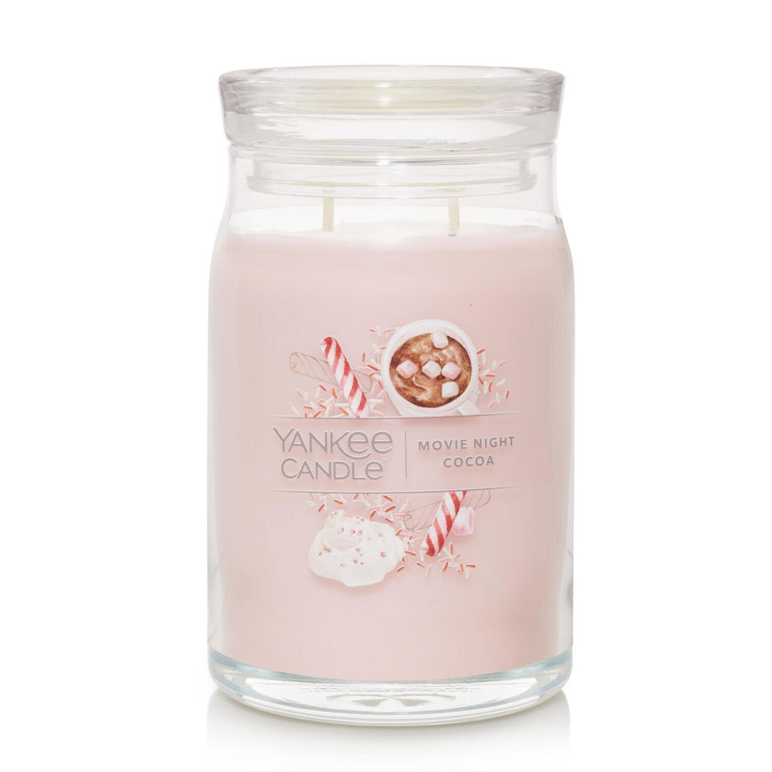 CANDLE YANKEE SIGNATURE LARGE JAR MOVIE NIGHT COCOA
