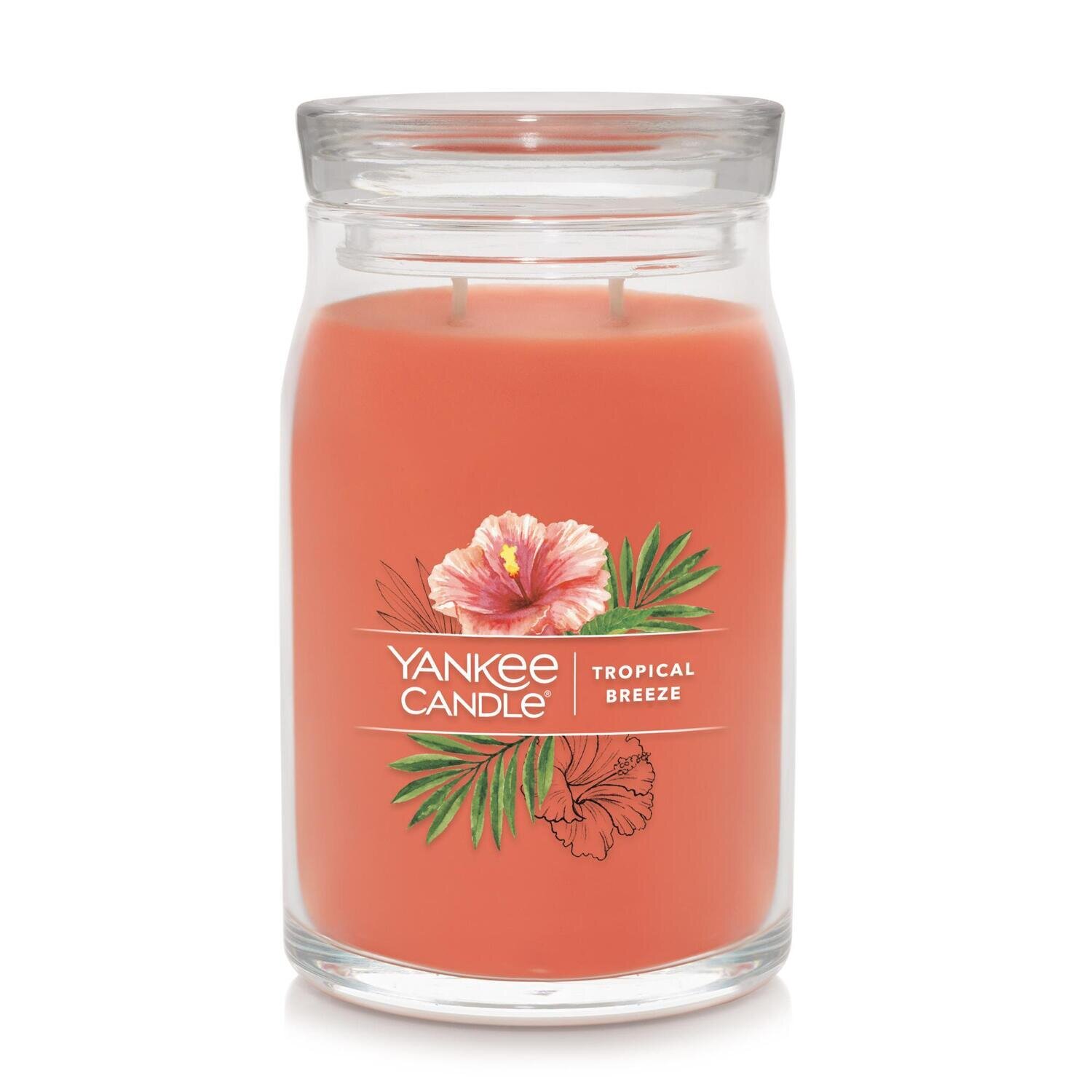 CANDLE YANKEE SIGNATURE LARGE JAR TROPICAL BREEZE