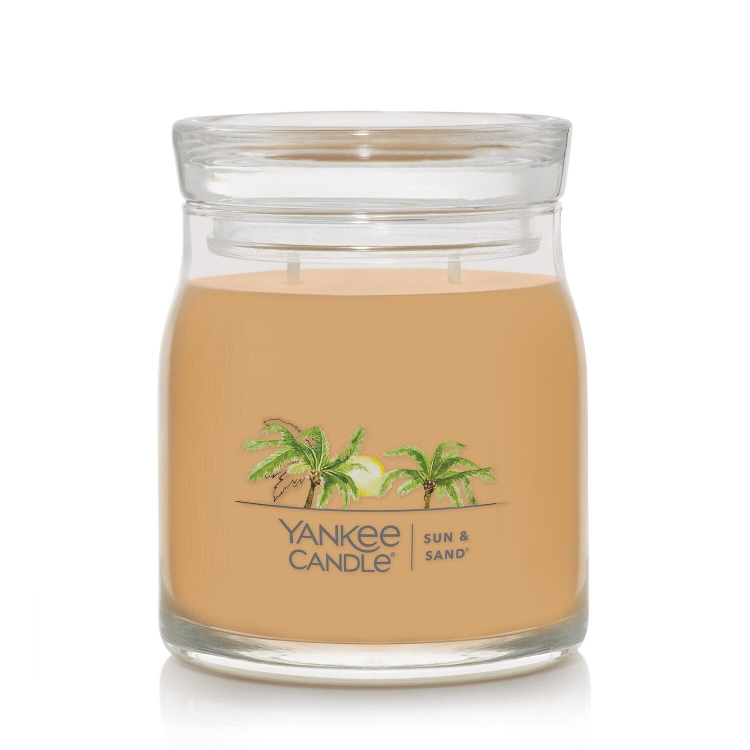 CANDLE YANKEE SIGNATURE MEDIUM JAR SUN & SAND
