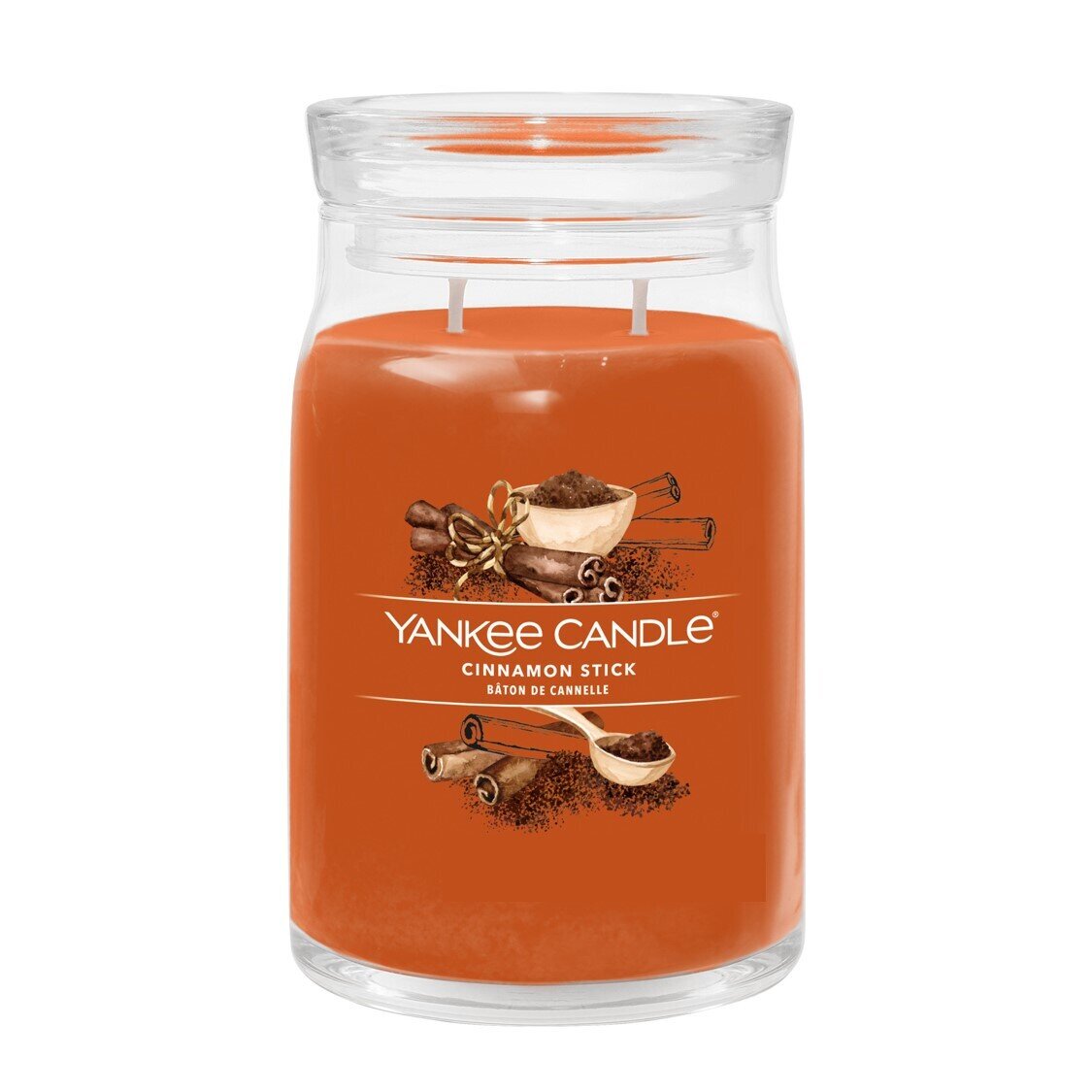 CANDLE YANKEE SIGNATURE LARGE JAR CINNAMON STICK