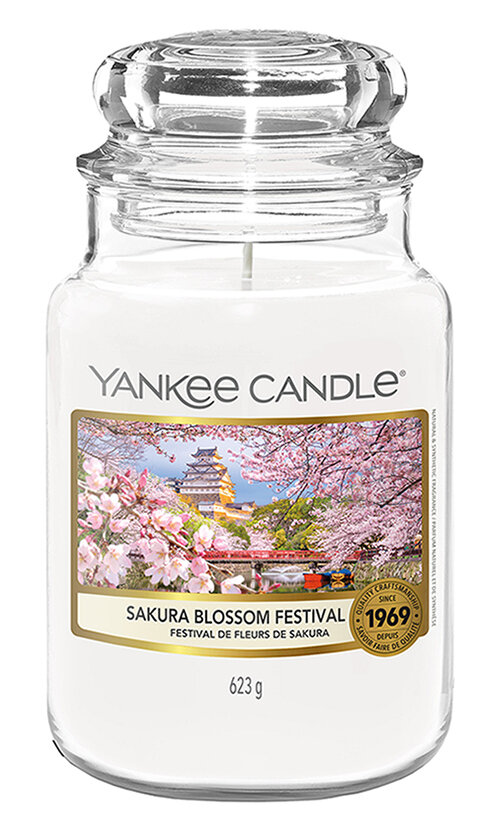 CANDLE YANKEE CLASSIC LARGE JAR SAKURA BLOSSOM FESTIVAL