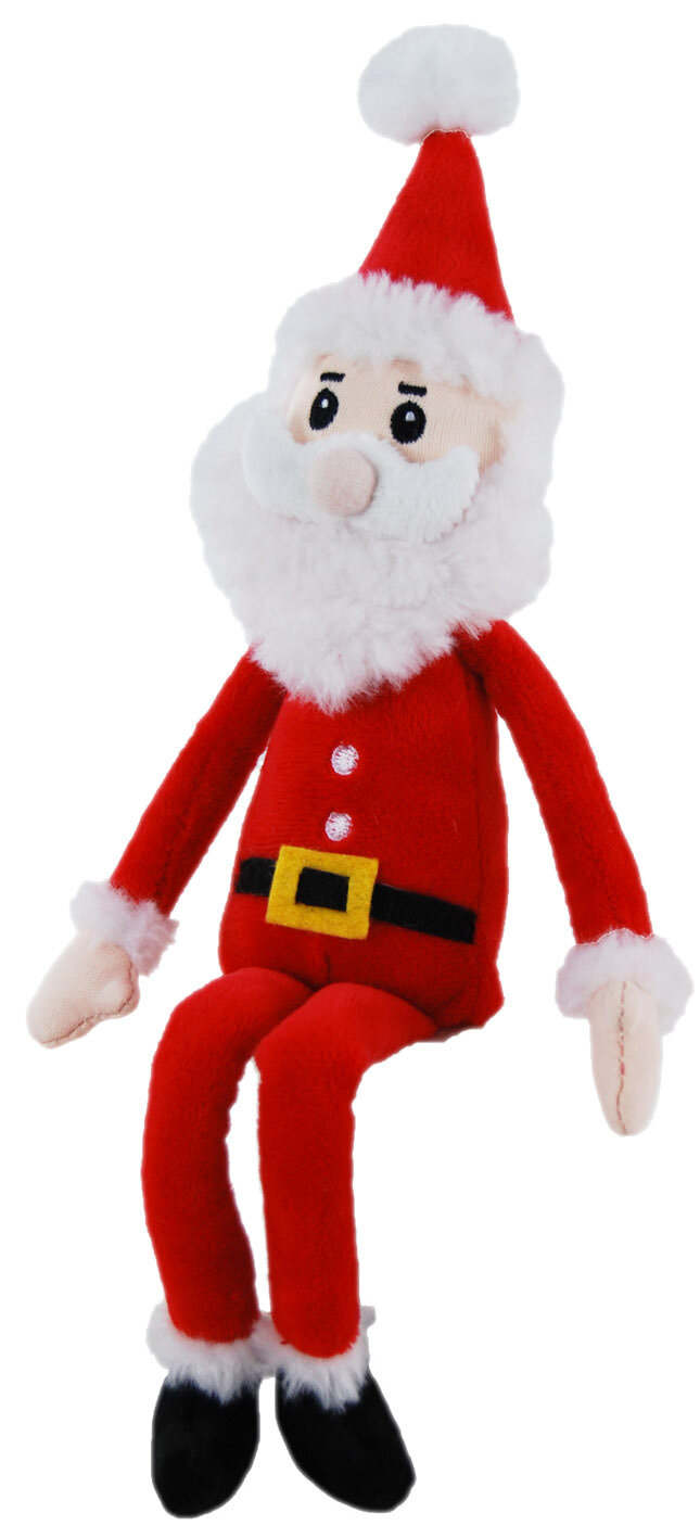 XMAS PLUSH LONG LEGGED 22CM SELFIE SANTA