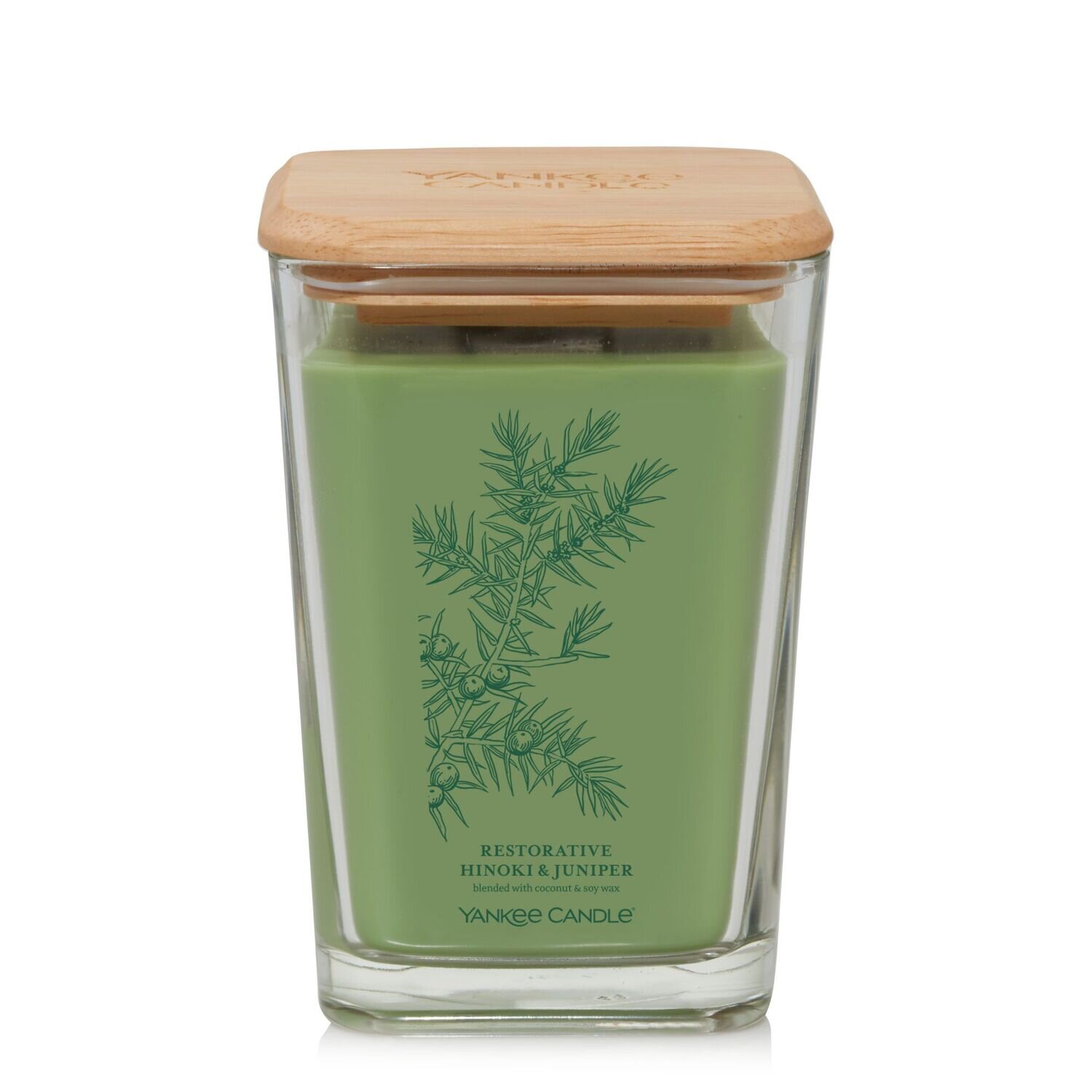 CANDLE YANKEE WELL LIVING LARGE RESTORATIVE HINOKI & JUNIPER