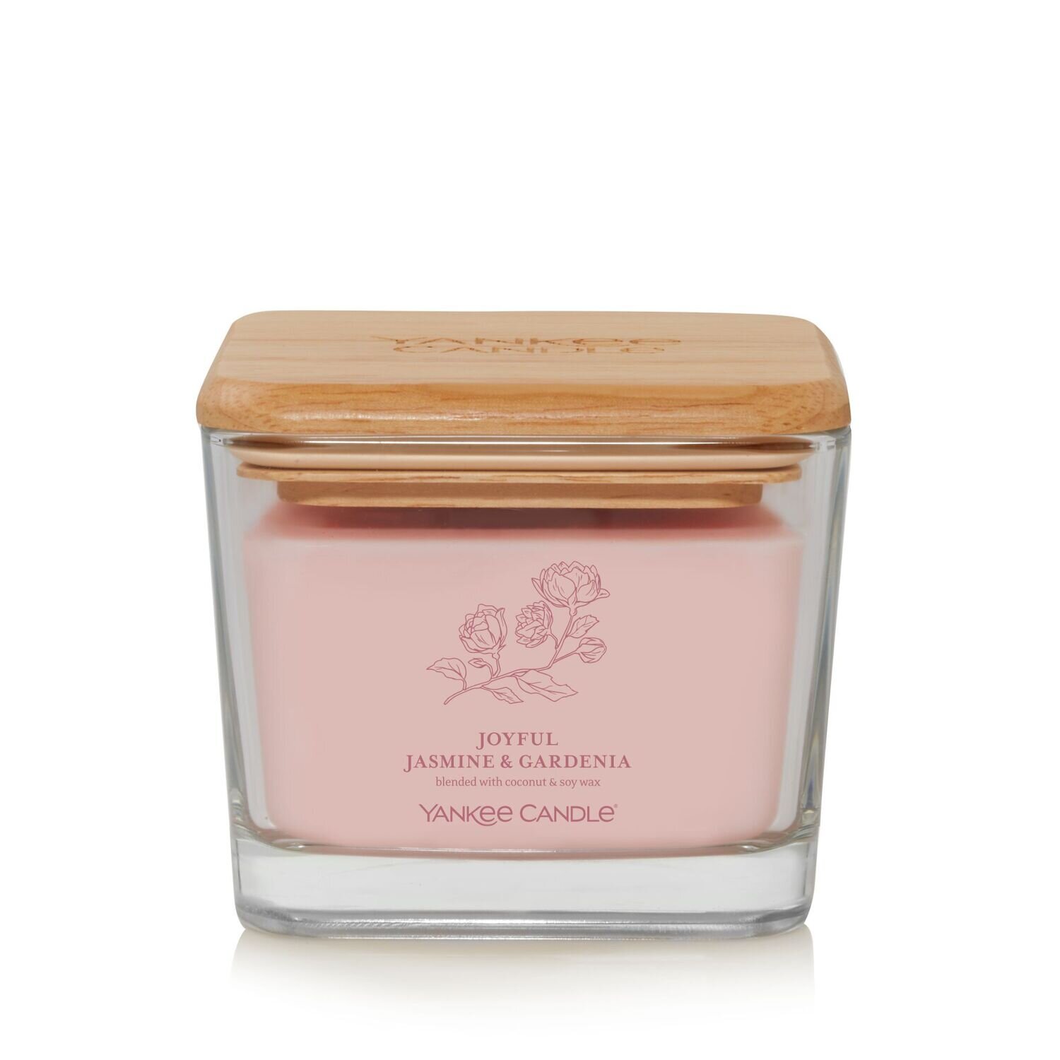 CANDLE YANKEE WELL LIVING MEDIUM JOYFUL JASMINE & GARDENIA