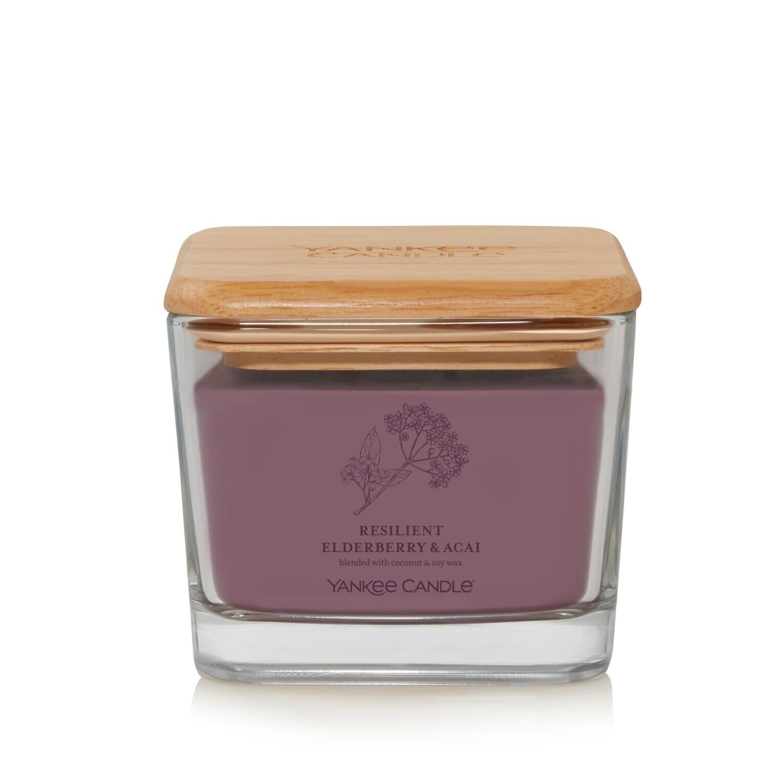CANDLE YANKEE WELL LIVING MEDIUM RESILIENT ELDERBERRY & ACAI