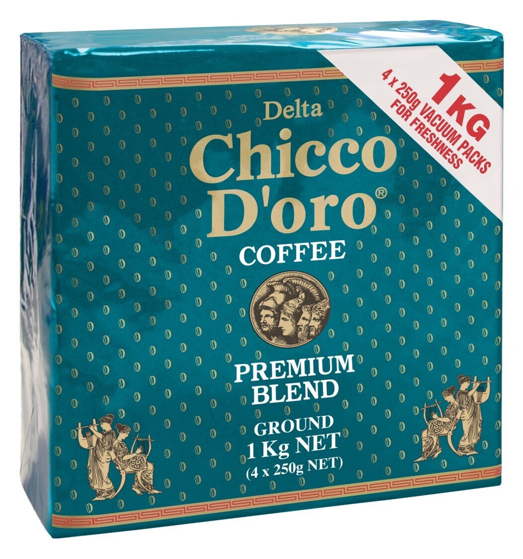 COFFEE GROUND CHICCO DORO 1KG DELTA TURQUIOSE