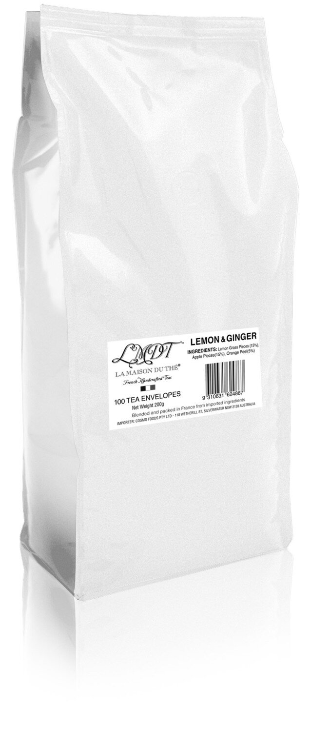 SP- TEA LMDT LEMON&GINGER ENVELOPE 100'S