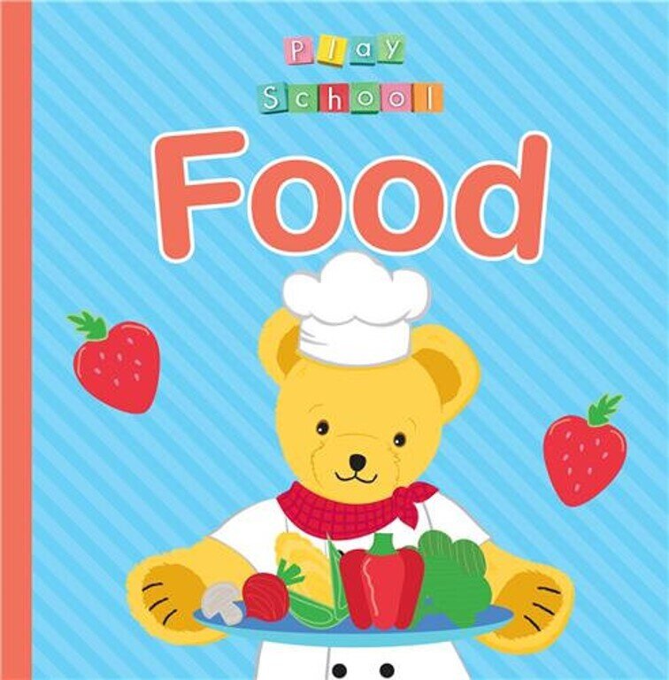 BOOK KIDS BOARD BOOK ABC KIDS PLAY SCHOOL FOOD