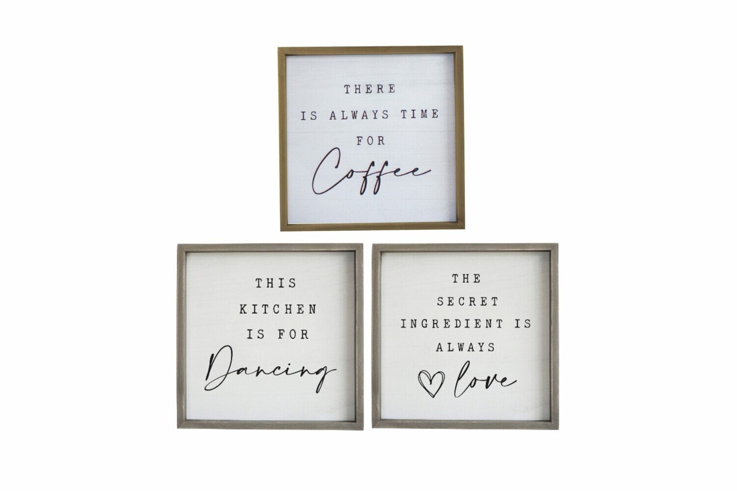 GIFT GNS SIGNS ENE KITCHEN SIGN 3 ASST DESIGN MDF 31X30X3CM