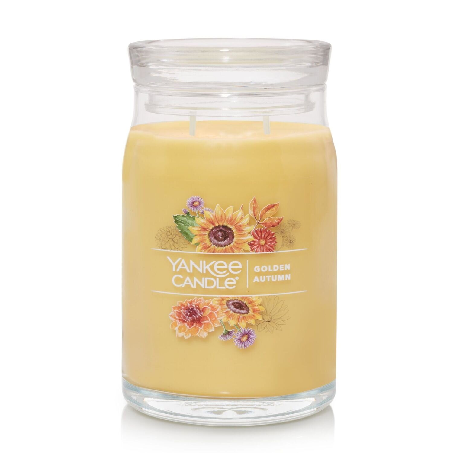 CANDLE YANKEE SIGNATURE LARGE JAR GOLDEN AUTUMN