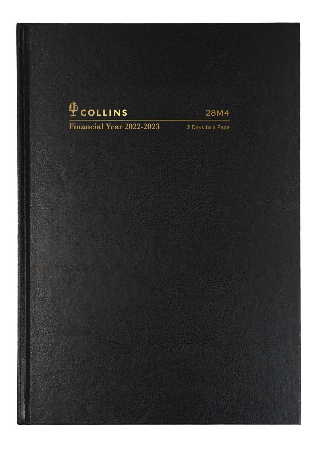 DIARY FINANCIAL YEAR 22/23 COLLINS A5 2 DTP BLACK