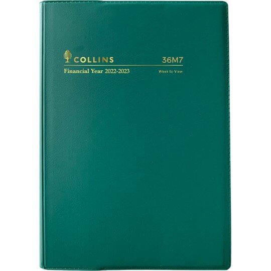 DIARY FINANCIAL YEAR 22/23 COLLINS A6 WTV GREEN