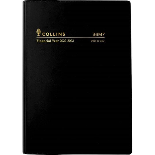 DIARY FINANCIAL YEAR 22/23 COLLINS A6 WTV BLACK