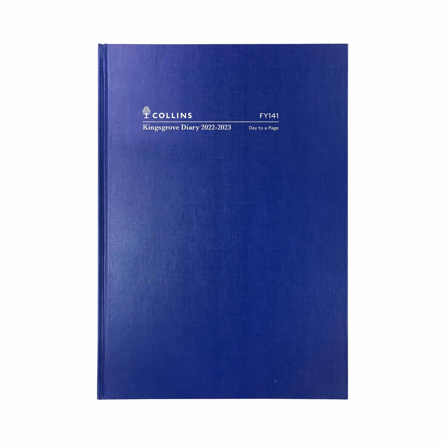 DIARY KINGSGROVE FINANCIAL YEAR 22/23 COLLINS A4 DTP BLUE