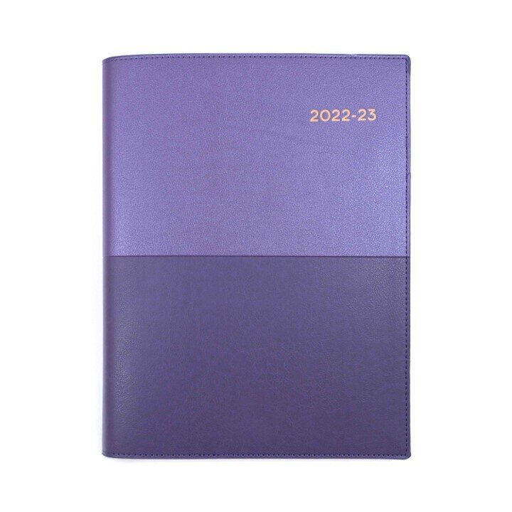 DIARY VANESSA FINANCIAL YEAR 22/23 COLLINS A5 WTV PURPLE