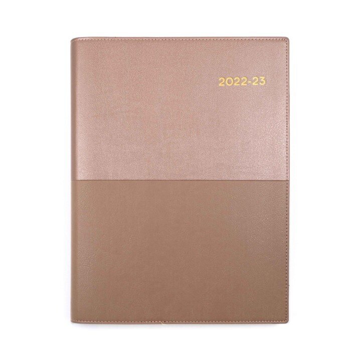 DIARY VANESSA FINANCIAL YEAR 22/23 COLLINS A4 DTP CHAMPAGNE