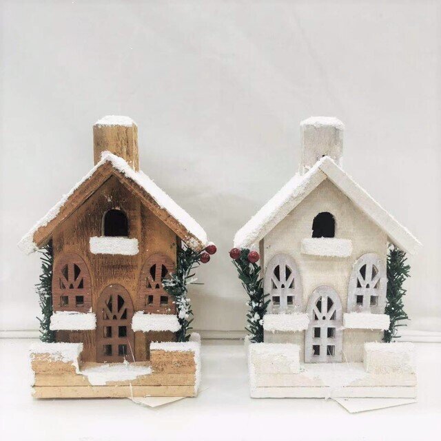 XMAS DECO 22CM LED HERITAGE HOUSE