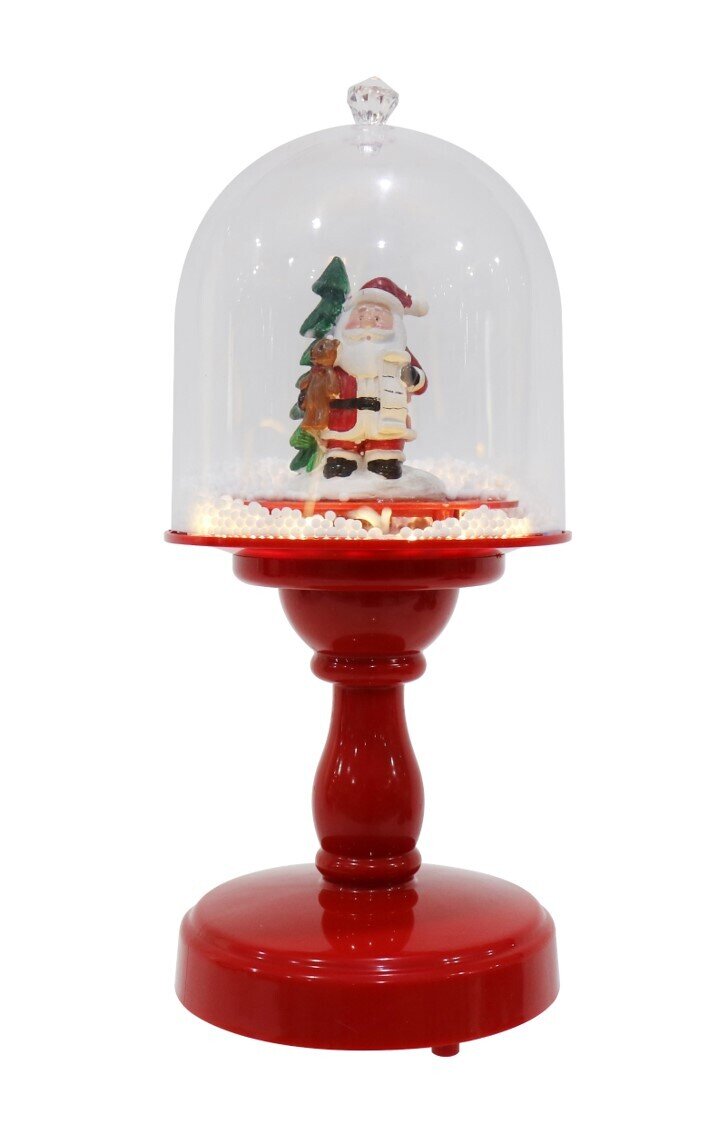 SNOWGLOBE XMAS 32X14X14CM LED MUSICAL TABLE DOME TOUCH SENSOR