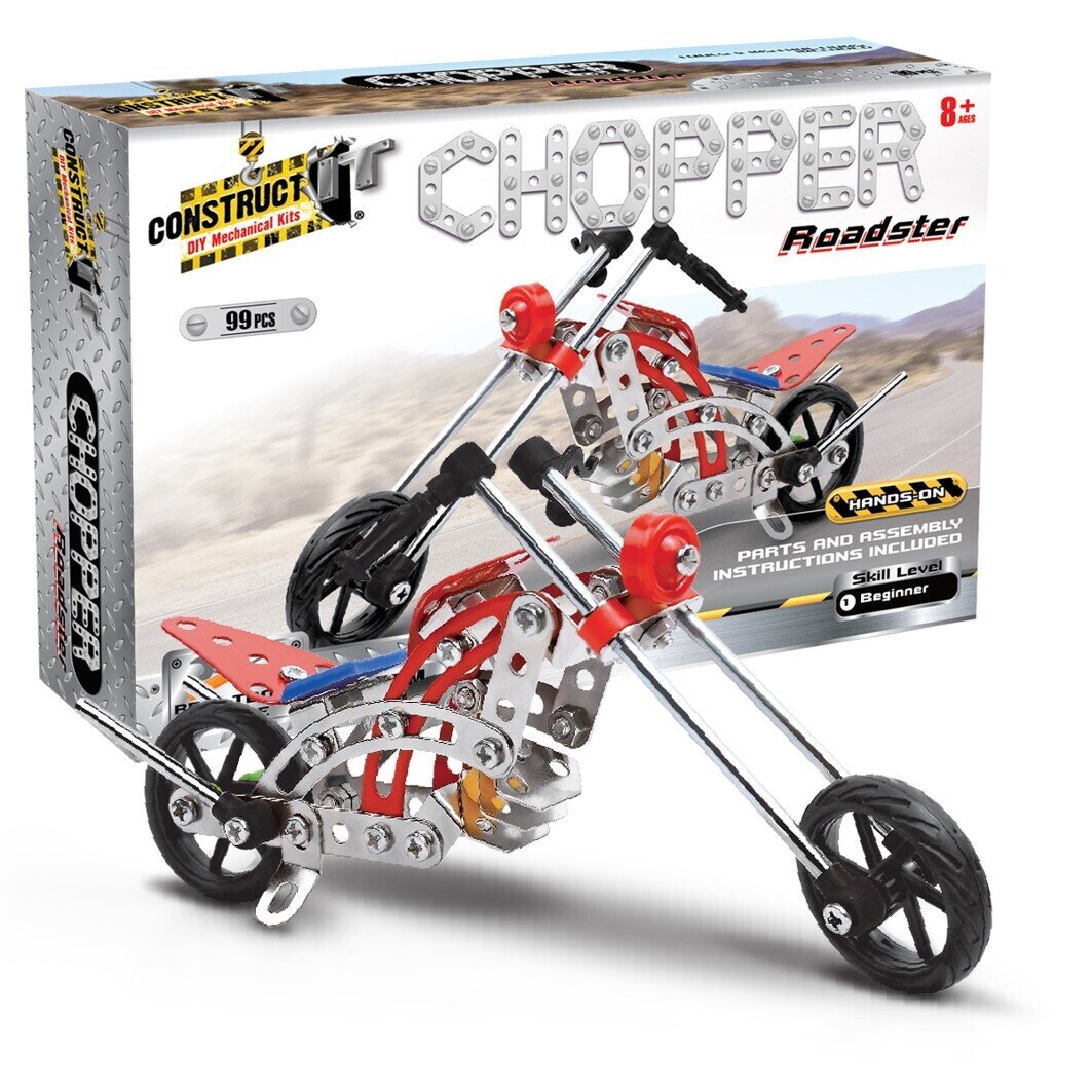 TOY CONSTRUCT IT 99 PIECE CHOPPER ROADSTER