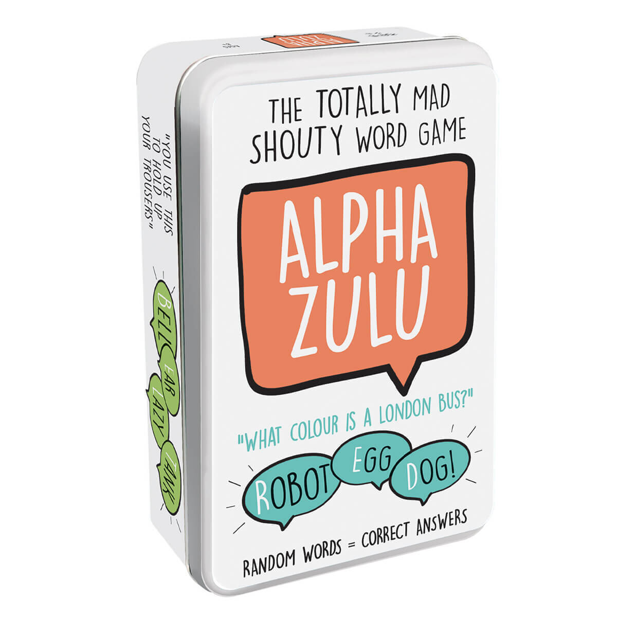 TOY GAME TIN ALPHA ZULU