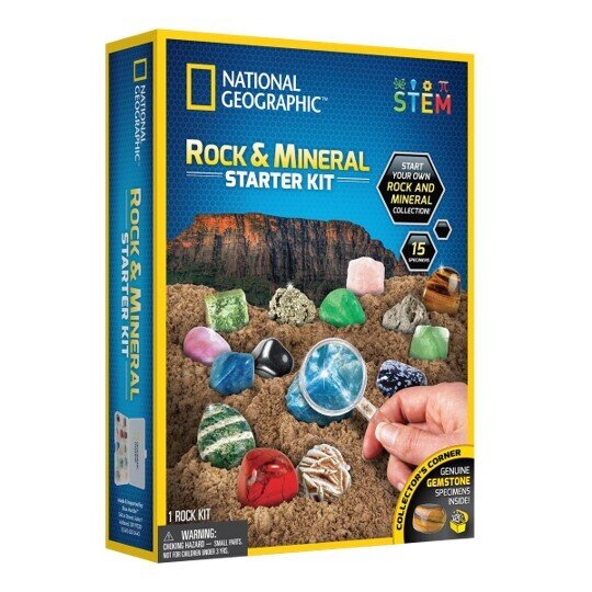 TOY NATIONAL GEO STARTER KIT ROCK + MINERAL