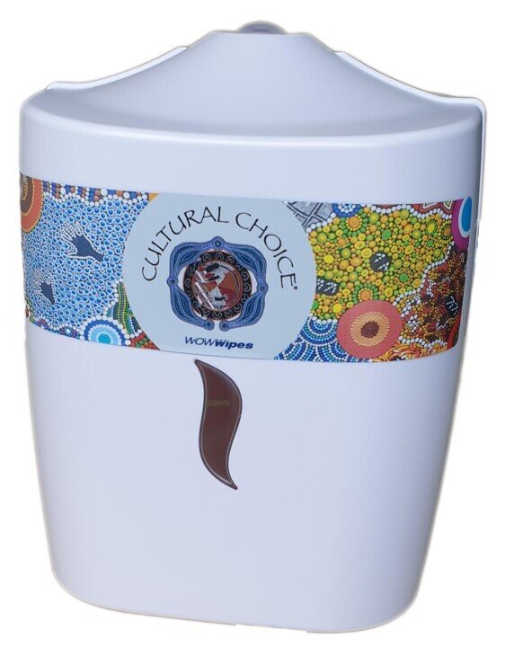 DISPENSER CULTURAL CHOICE WOW WIPES WALL WHITE