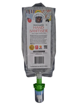 HAND SANITISER CULTURAL CHOICE 1 LITRE 70% ALCOHOL GEL