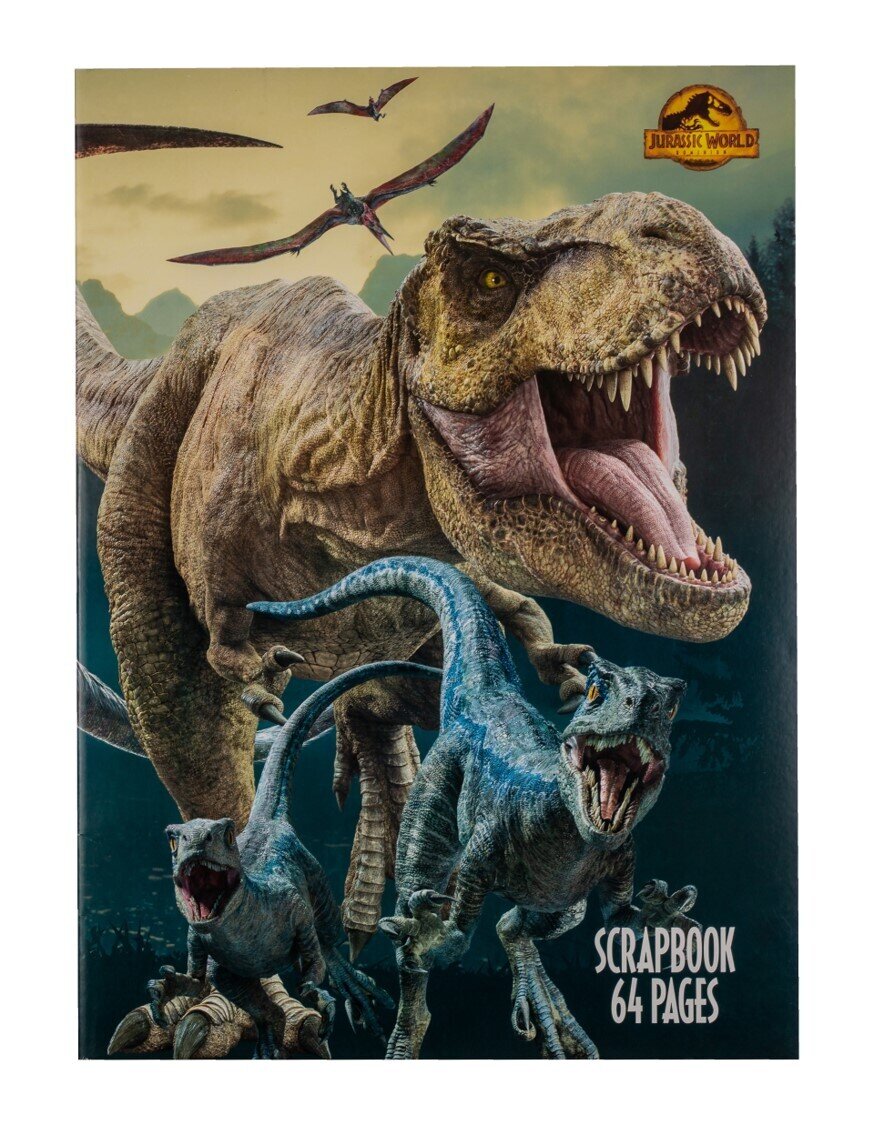 SCRAPBOOK JURASSIC WORLD 64 PAGES