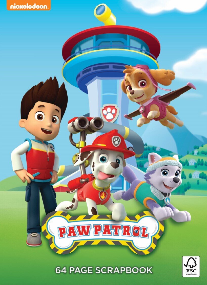 SCRAPBOOK PAW PATROL 64 PAGES
