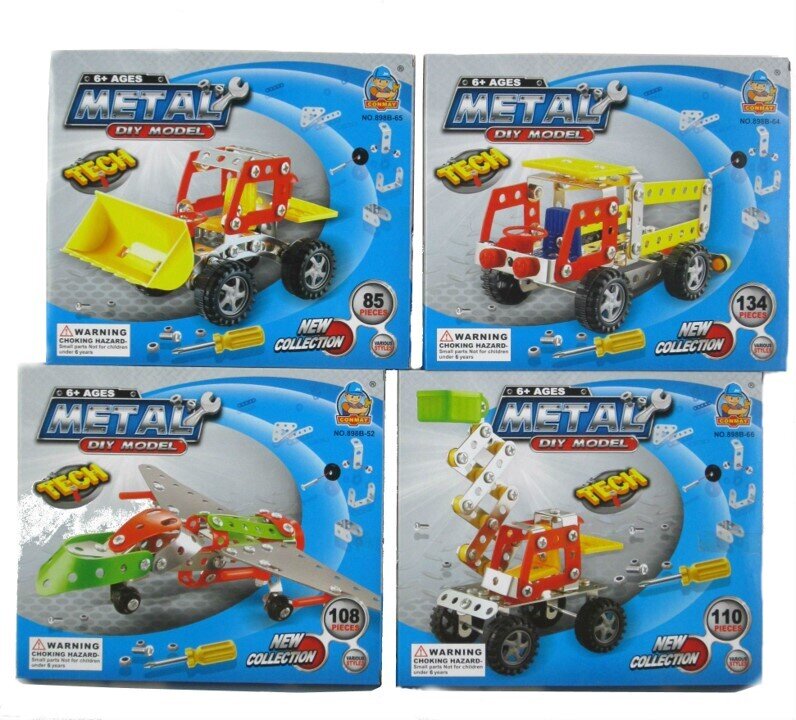 TOY VEHICLE METAL DIY CONSTRUCTION