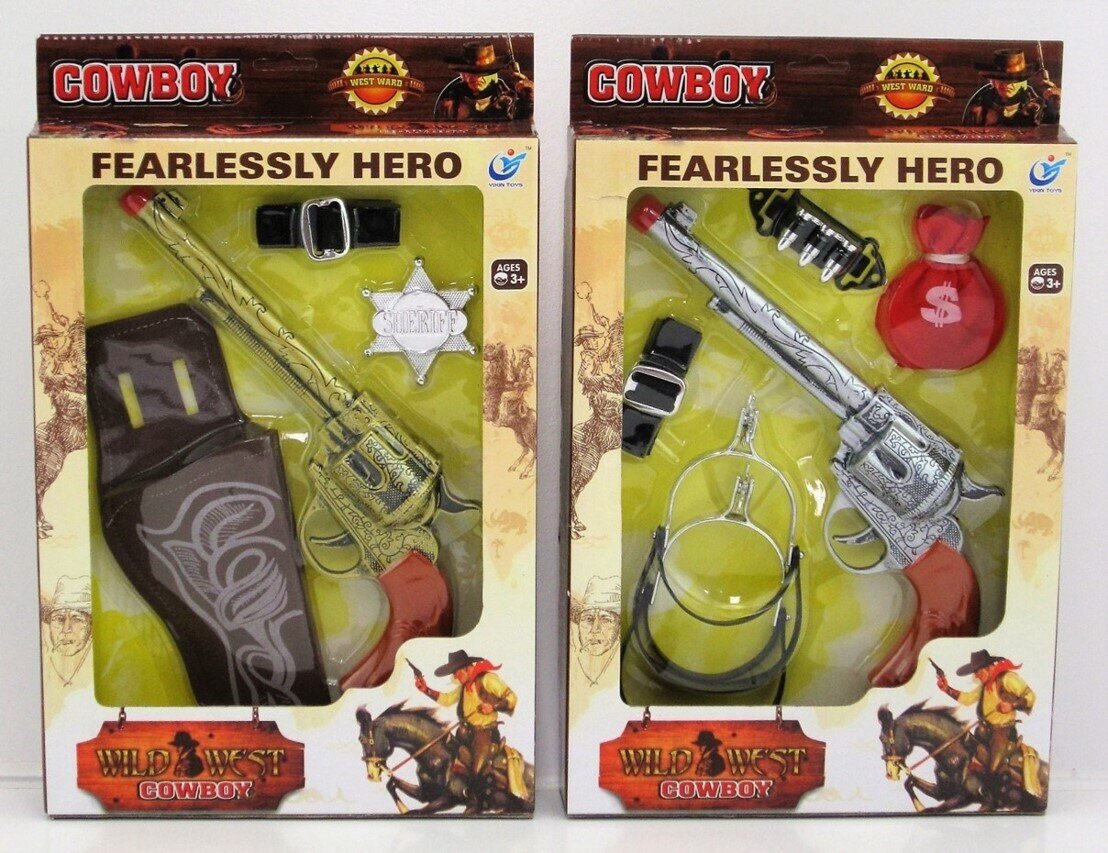 TOY GUN SET WILD WEST COWBOY
