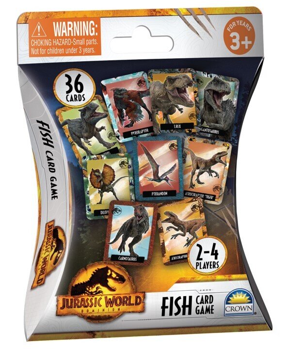 CARD GAME JURASSIC WORLD FISH