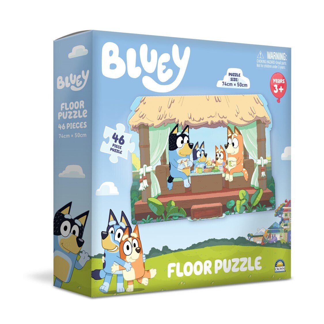 JIGSAW PUZZLE BLUEY FLOOR 46PCE